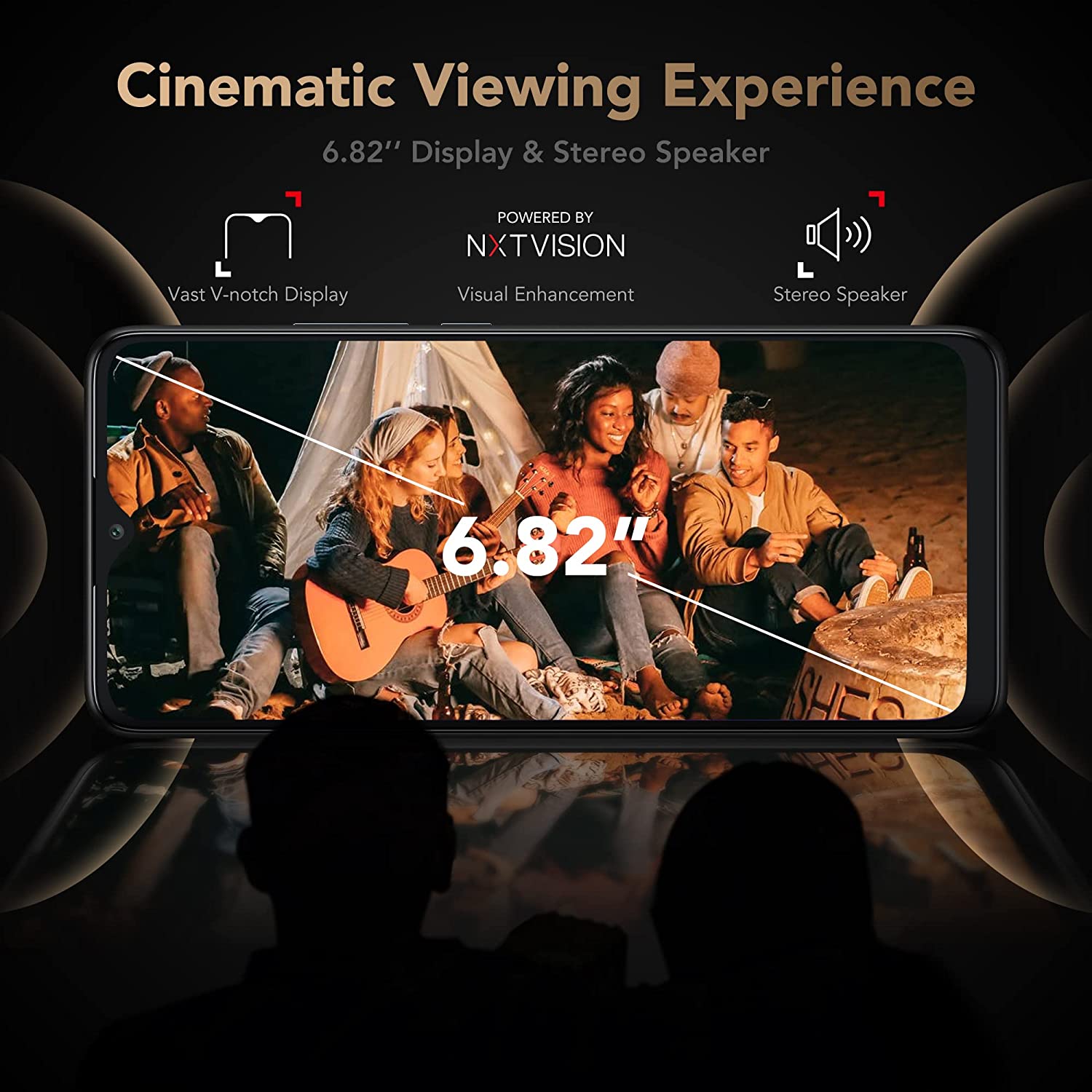 TCL 30XL |2022| Unlocked Cell Phone， 6.82 inch Vast Display， 5000mAh Battery， Android 12 Smartphone， 50MP Rear+13MP Front Camera， 6GB RAM + 64GB ROM， US Version， Dual Speaker， Night Mist (No 5G) - Image 2